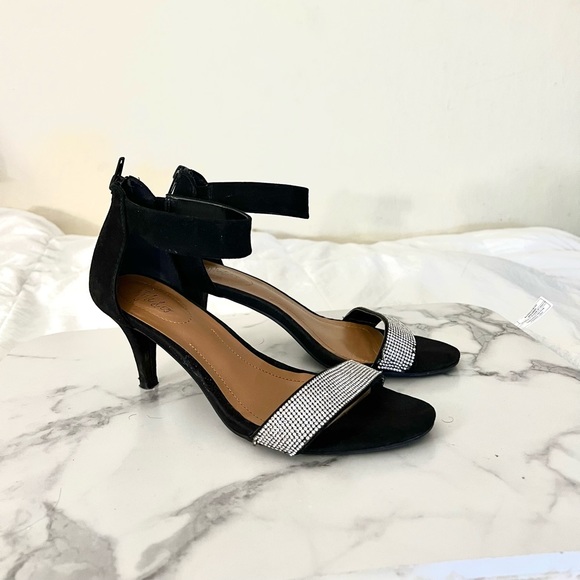 Crystal Black Heels - Picture 2 of 2
